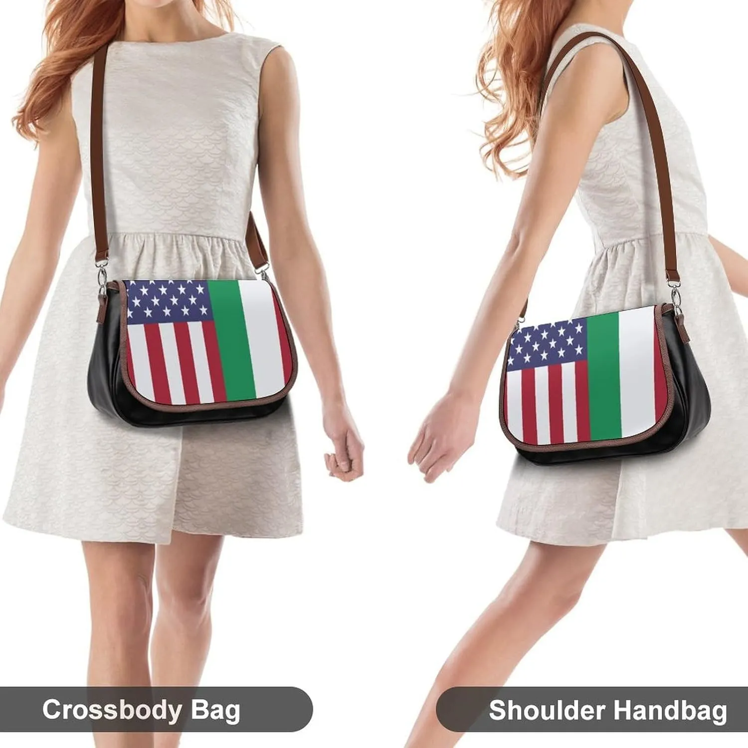 Army Classic Camouflage Pattern Fashionable And Exquisite Shoulder Bag, Convenient Leather Crossbody Bag for Going Out