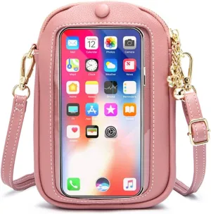 Aslana Touch Screen Phone Bag Vertical Small Crossbody Bag Handbag for Women
