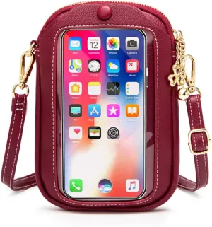 Aslana Touch Screen Phone Bag Vertical Small Crossbody Bag Handbag for Women