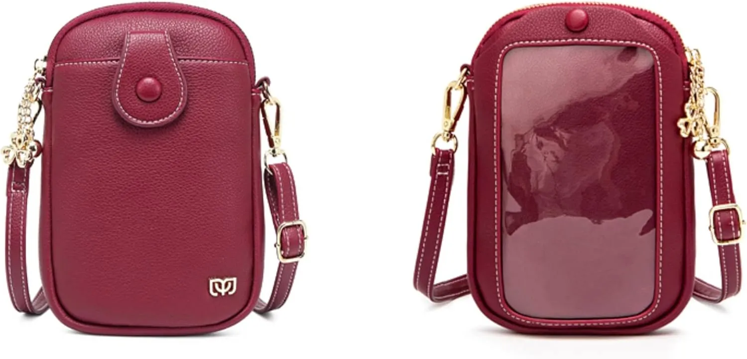Aslana Touch Screen Phone Bag Vertical Small Crossbody Bag Handbag for Women