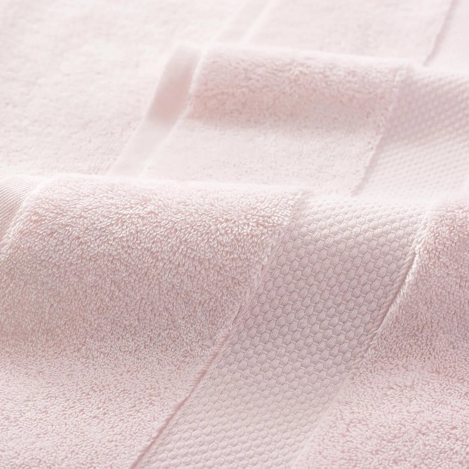 Aston & Arden Egyptian Bath Towels - Pack of 2 - Oversized Ultra Soft Thick & Absorbent, 100% Ringspun Egyptian Cotton Bathroom Towel for Spa, Hotel, 600 GSM, 30 x 54 in, Pink