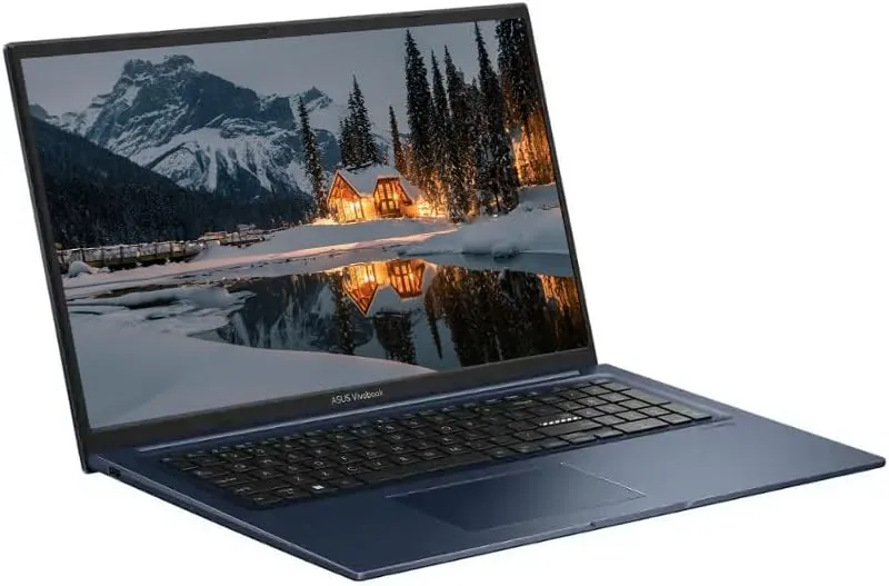 ASUS Vivobook 17.3" FHD Laptop, 6-Core Intel Core i3, 40GB RAM 2.5TB Storage (2TB SSD 512GB Docking Station Set), Windows 11 Pro with Microsoft Office Home & Business Included, PLUSERA Earphones, Blue