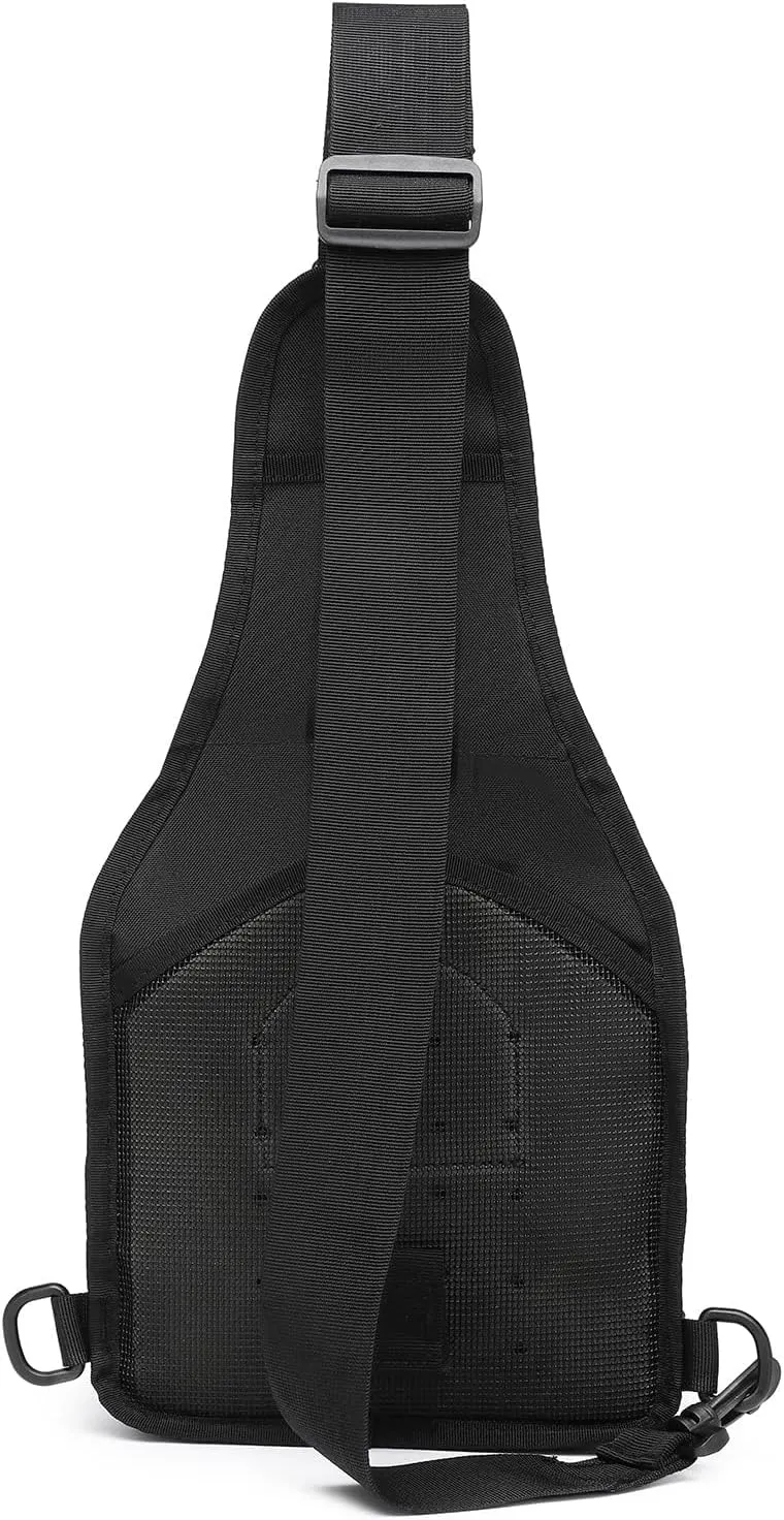 ATBP Small Tactical Sling Bag for Men with Holster Military EDC Shoulder Bag CCW Crossbody Bag 7 Liters