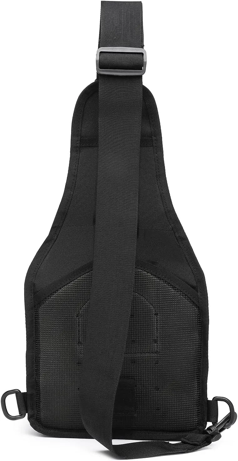 ATBP Small Tactical Sling Bag for Men with Holster Military EDC Shoulder Bag CCW Crossbody Bag 7 Liters