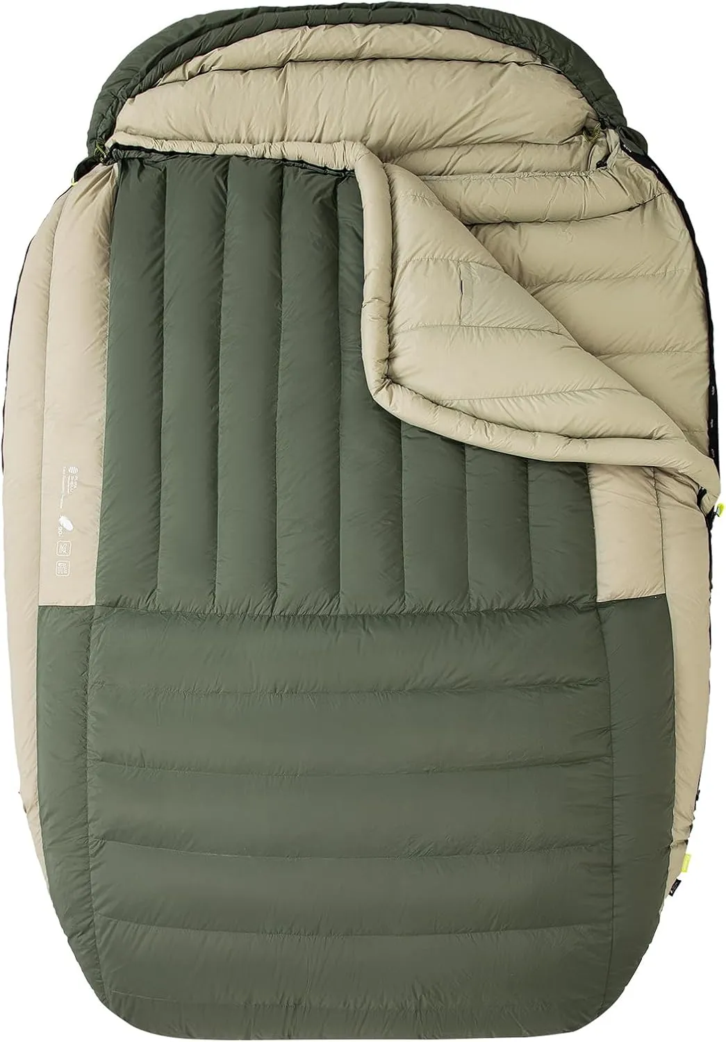 ATEPA Down Sleeping Bag for Adults, 700FP 0 Degree Mummy Cold Weather Lightweight Wide Sleeping Bag with Compression Sack for Camping, Outdoor