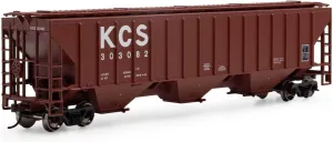 Athearn HO PS4740 Covered Hopper KCS #303082 ATH22264 HO Rolling Stock