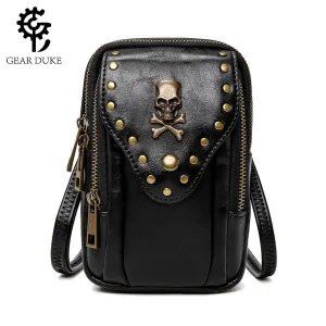 Attractive Pretty Female Lady Textured Mobile Crossbody Bags