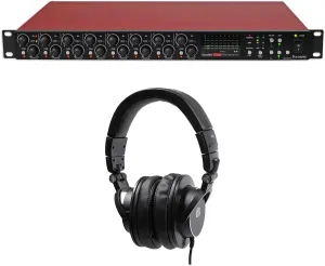 Audiosavings Bundle: Scarlett OctoPre Dynamic 8-Channel Microphone Mic Preamp ADAT 192 kHz Bundle with HD9 Professional Closed-back Studio Reference Monitoring Headphones (2 Items)