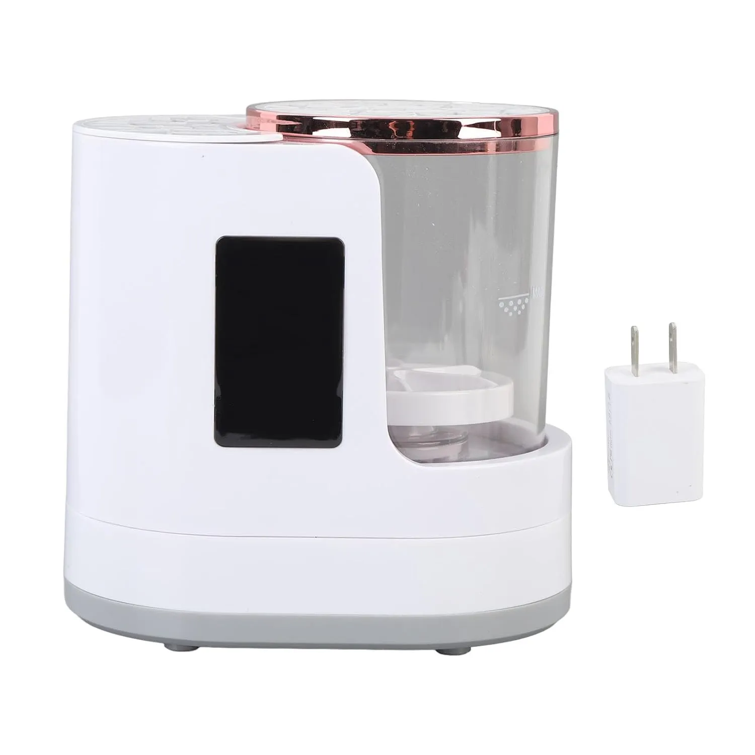 Automatic Makeup Brush Cleaner, Electric Makeup Brush Cleaner Multi Functional Efficient Drying ABS for Home (US Plug)