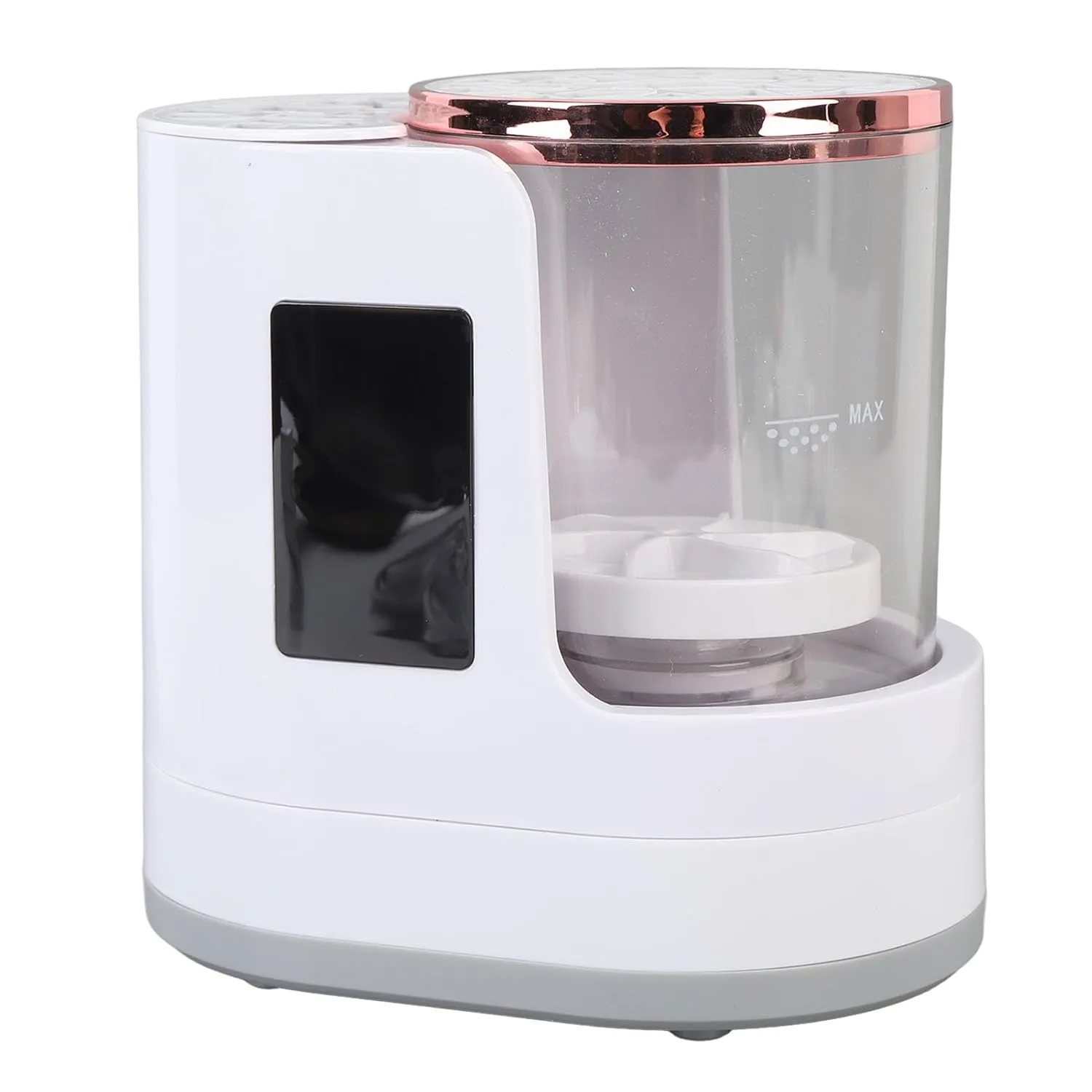 Automatic Makeup Brush Cleaner, Electric Makeup Brush Cleaner Multi Functional Efficient Drying ABS for Home (US Plug)