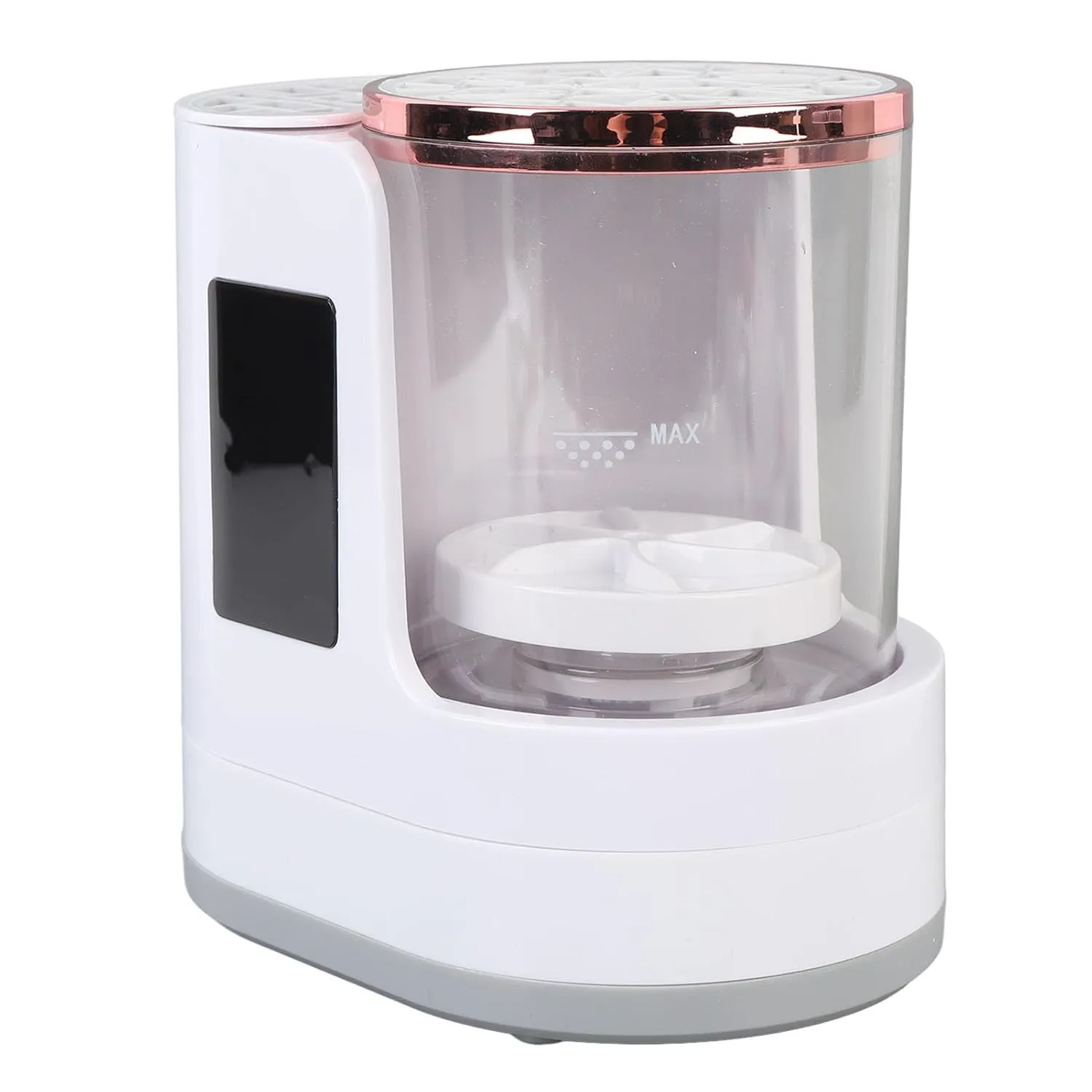 Automatic Makeup Brush Cleaner, Electric Makeup Brush Cleaner Multi Functional Efficient Drying ABS for Home (US Plug)