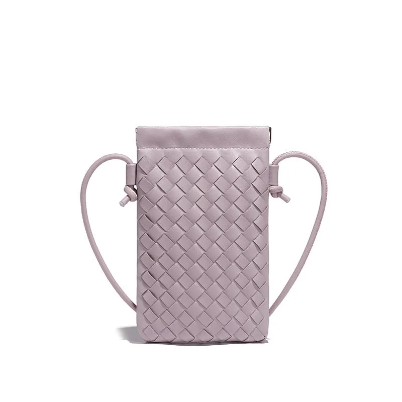 Autumn Woven Cell Niche Texture Mini Crossbody Bags