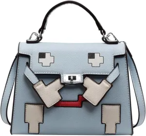 Axcone Fashionable and trendy cute cartoon style single diagonal cross handbag