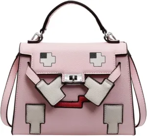 Axcone Fashionable and trendy cute cartoon style single diagonal cross handbag