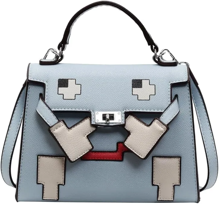 Axcone Fashionable and trendy cute cartoon style single diagonal cross handbag