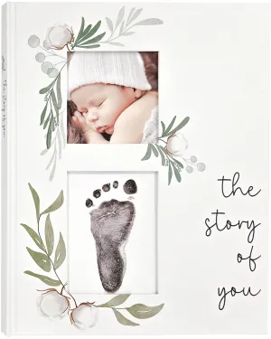 Baby Memory Book for the Modern Minimalist - Simple Baby Book for Boy or Girl - First Years Journal - Monthly Milestone Keepsake Record Book - Gender Neutral Pregnancy Gift for Baby Shower