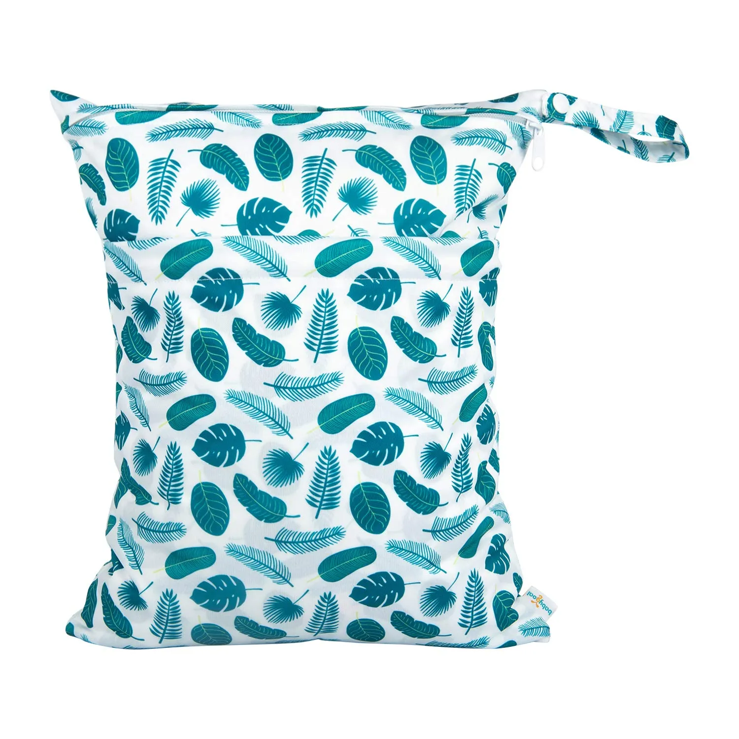 babygoal Wet Dry Bags for Baby Cloth Diapers, Washable Travel Bags, Beach, Pool, Gym Bag for Swimsuits & Wet Clothes with Two Zippered Pockets 3 Pack, 3LN12