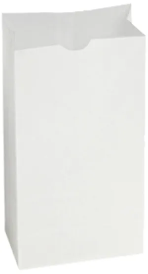 Bagcraft 300298 Dubl Wax Grease-Resistant Bakery Bags, 6 1/8w x 4s x 12 3/8h, White (Case of 1000)