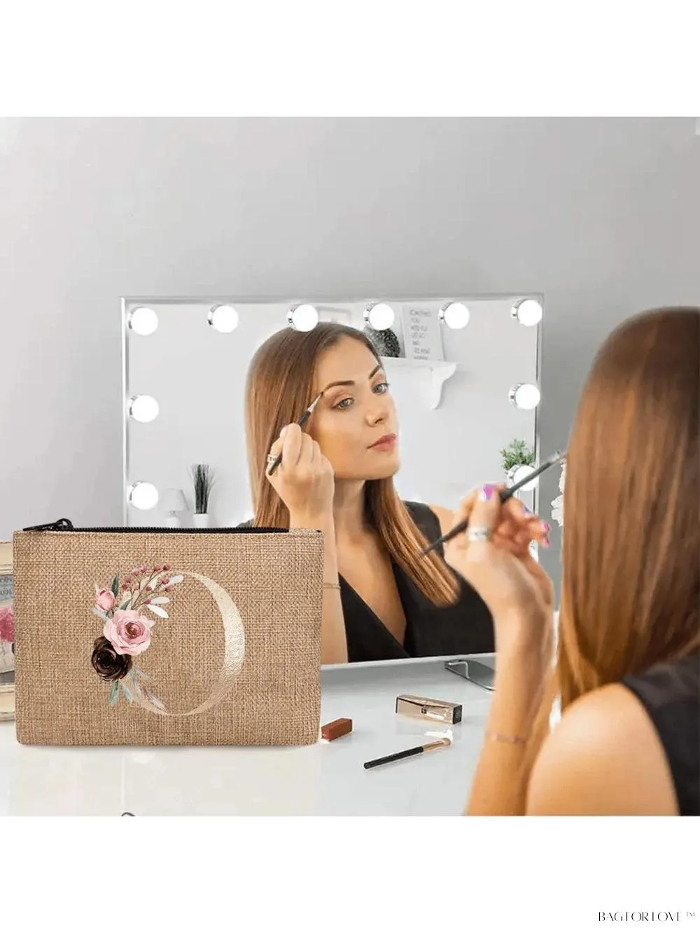 BagForLove - Women's Travel Cosmetic Bags Purses Neceser Bathroom Wash Pouch