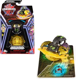 BAKUGAN, Special Attack Spidra, Collectible Action Figure, Customizable & Spinning Trading Cards, Toys for Boys and Girls Ages 6 , 6068100