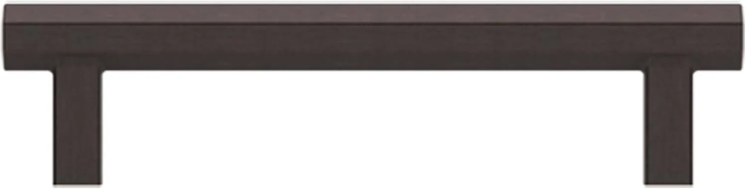 Baldwin 4417190BIN 4417.BIN Octagonal 4 Inch Center to Center Bar Cabinet Pull from The Estate Collection