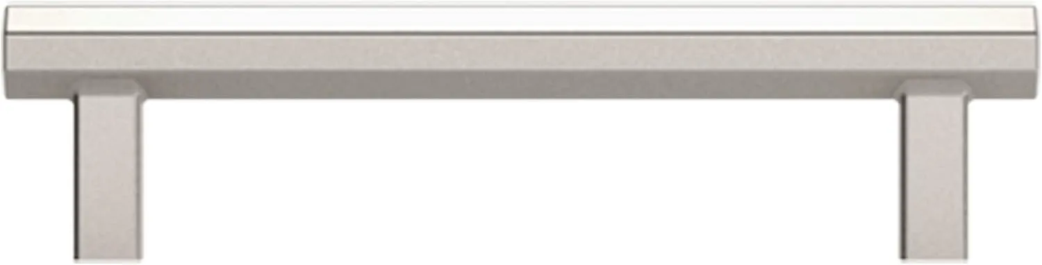 Baldwin 4417190BIN 4417.BIN Octagonal 4 Inch Center to Center Bar Cabinet Pull from The Estate Collection