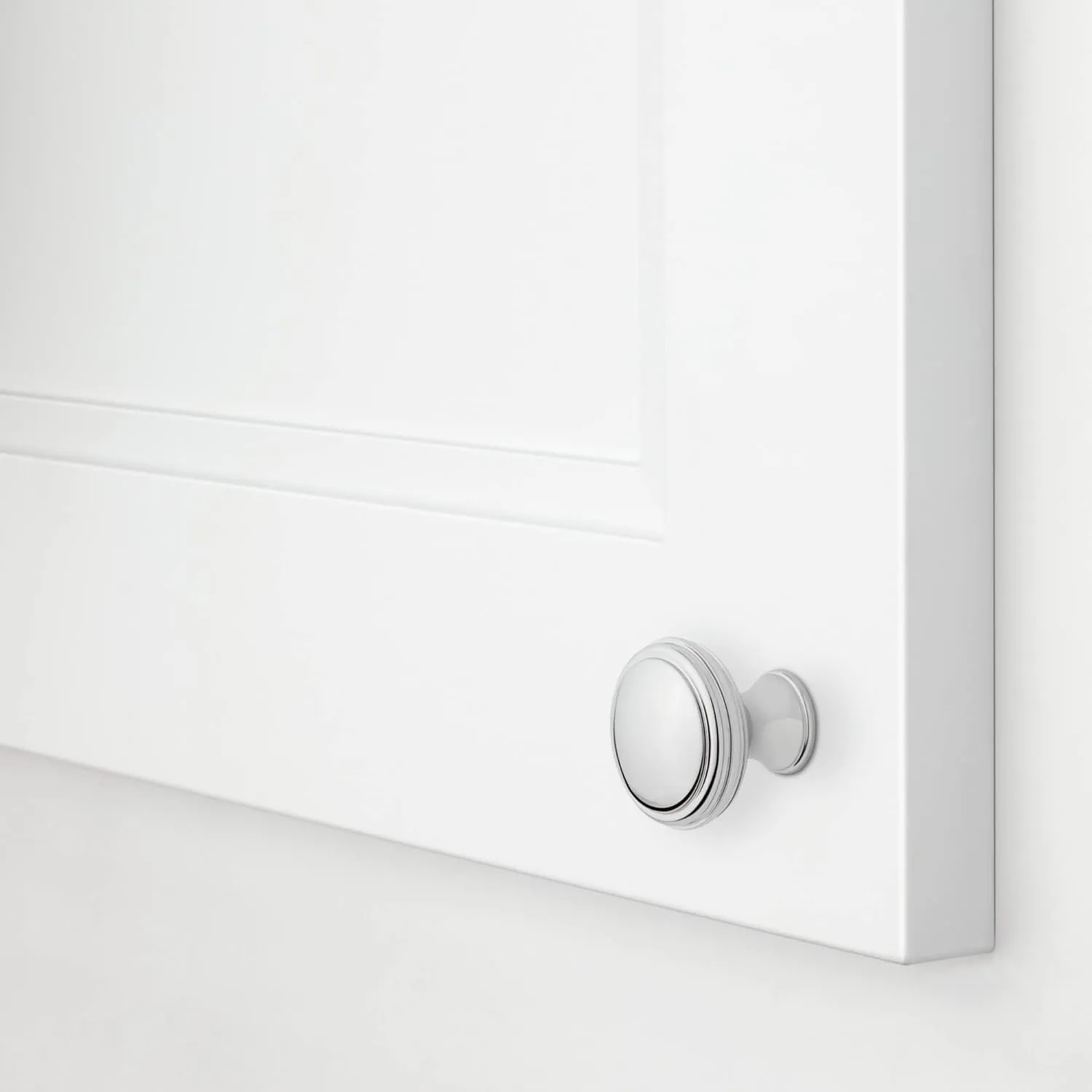 Baldwin 4456.BIN Severin Fayerman 1-1/4 Inch Mushroom Cabinet Knob from The Estate Collection - Satin Black