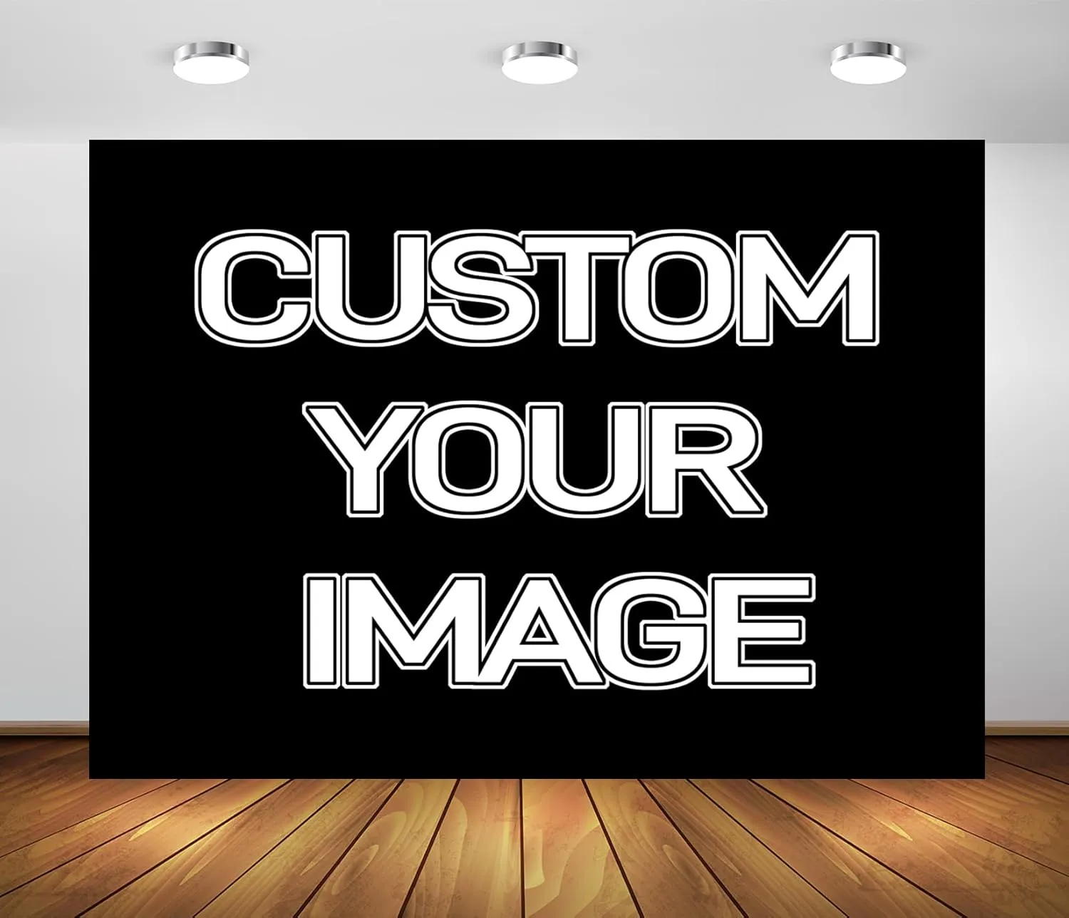 BELECO 7x5ft Fabric Custom Backdrop Image Customized Backdrop with Picture Logo Text Customize Your Design Personalized Background Banner Home Office Art Tapestry Wall Hanging Decor Photo Prop