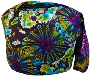 BenThai Products BTP! Tie Dye Sling Crossbody Shoulder Bag Purse Hippie Boho Blue Firework VK11