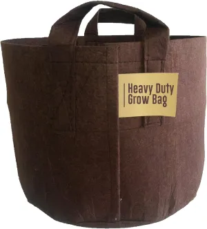 Best Root Pouch 7 Gallon (10 Pack) Fabric POTS and Grow Bags from MAUI MIKE'S.Soft POTS Have Sewn Handles for Easy Moving Grow Bigger and Healthier Tomatoes,Herbs and Veggies.