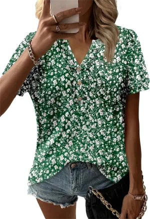 BETTE BOUTIK Womens Summer Tunic Tops Short Sleeve Trendy Shirts Casual Blouse