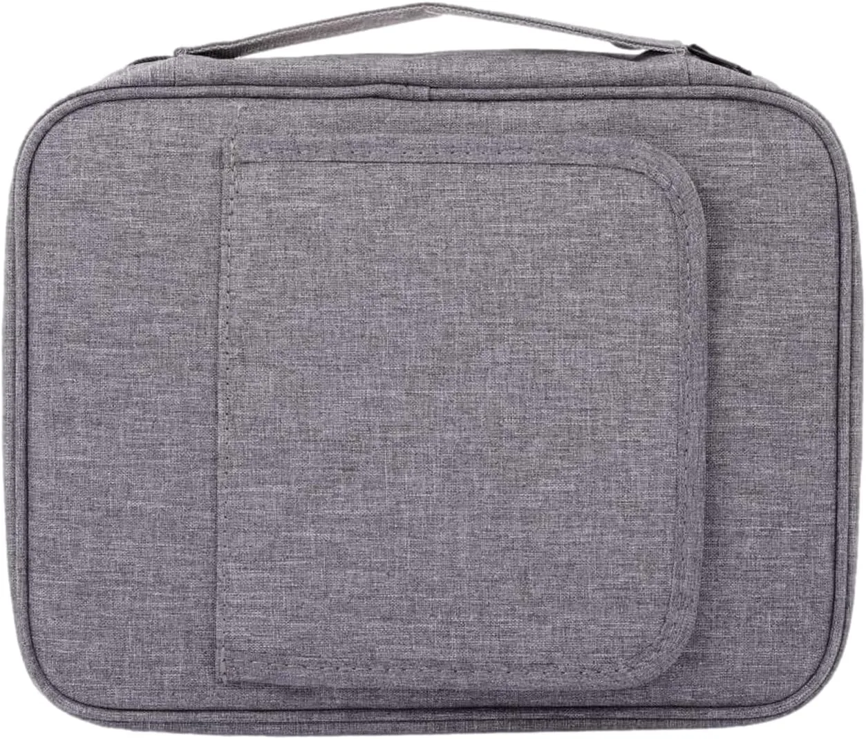 Bible Carrying Case – Christian Church Bag, Waterproof Scripture Holder | Multi Pocket Book Organizer, Travel Pen Loop Holder Tablet Bible Pouch Large Zippered Bible Cover Notebook Bag for Worship