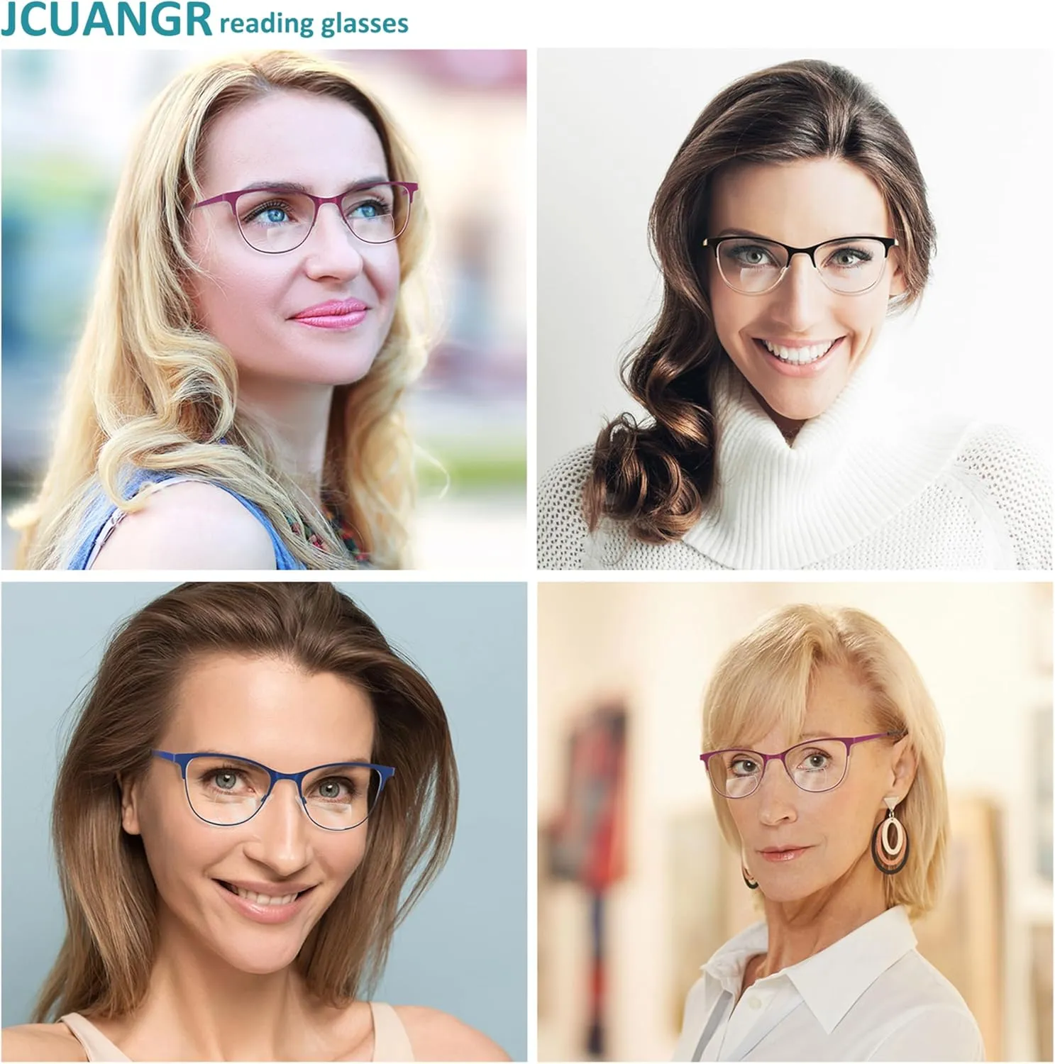 Bifocal Reading Glasses Women,Fashion Clear Top Cheaters Oversized Readers,Stylish Cat Eye Wide Ladies Eyeglasses