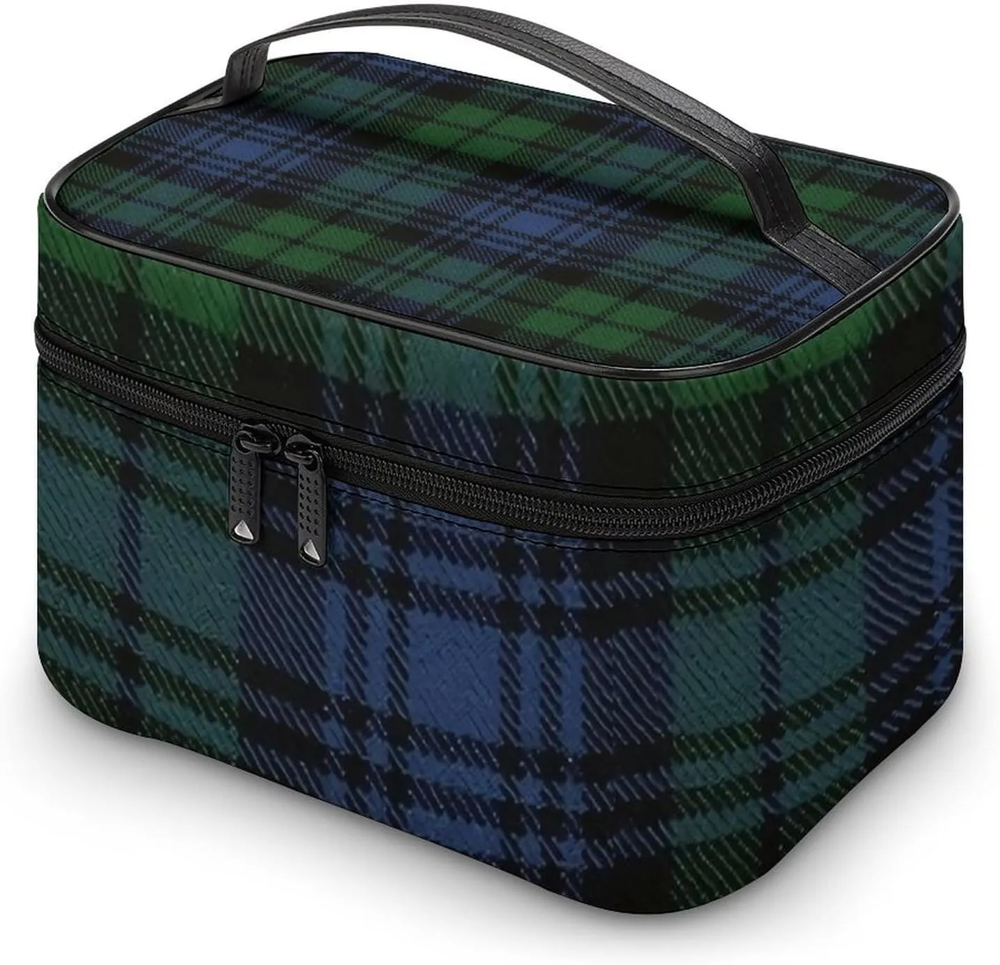 Black Watch Ancient Original Scottish Tartan Large Capacity Soft And High-value Practical Makeup And Wash Bag