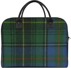Black Watch Tartan Pattern Fashionable Large Capacity Travel Handbag Unisex