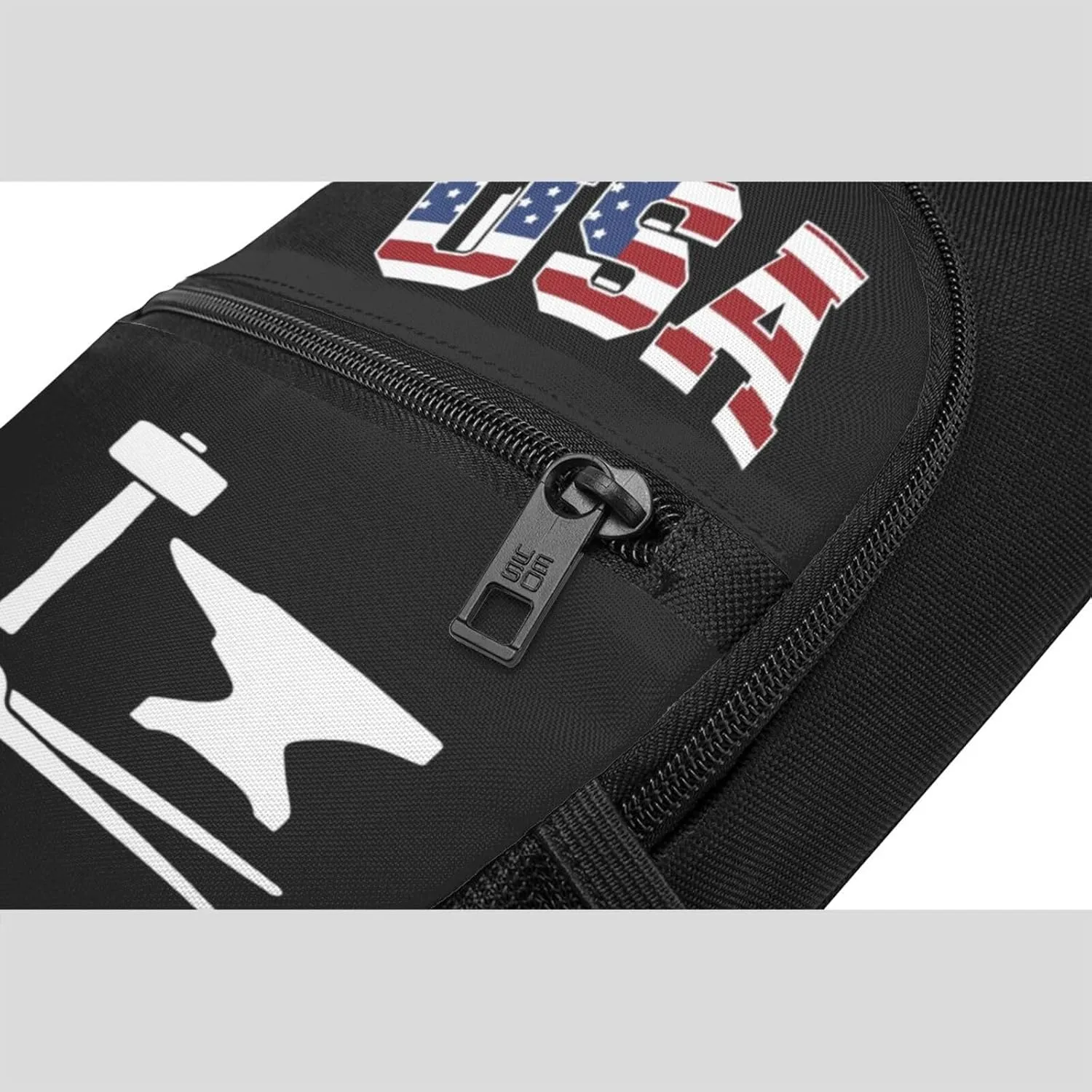 Blacksmith Hammer Logo,Casual one-shoulder crossbody chest bag, fashionable crossbody chest bag