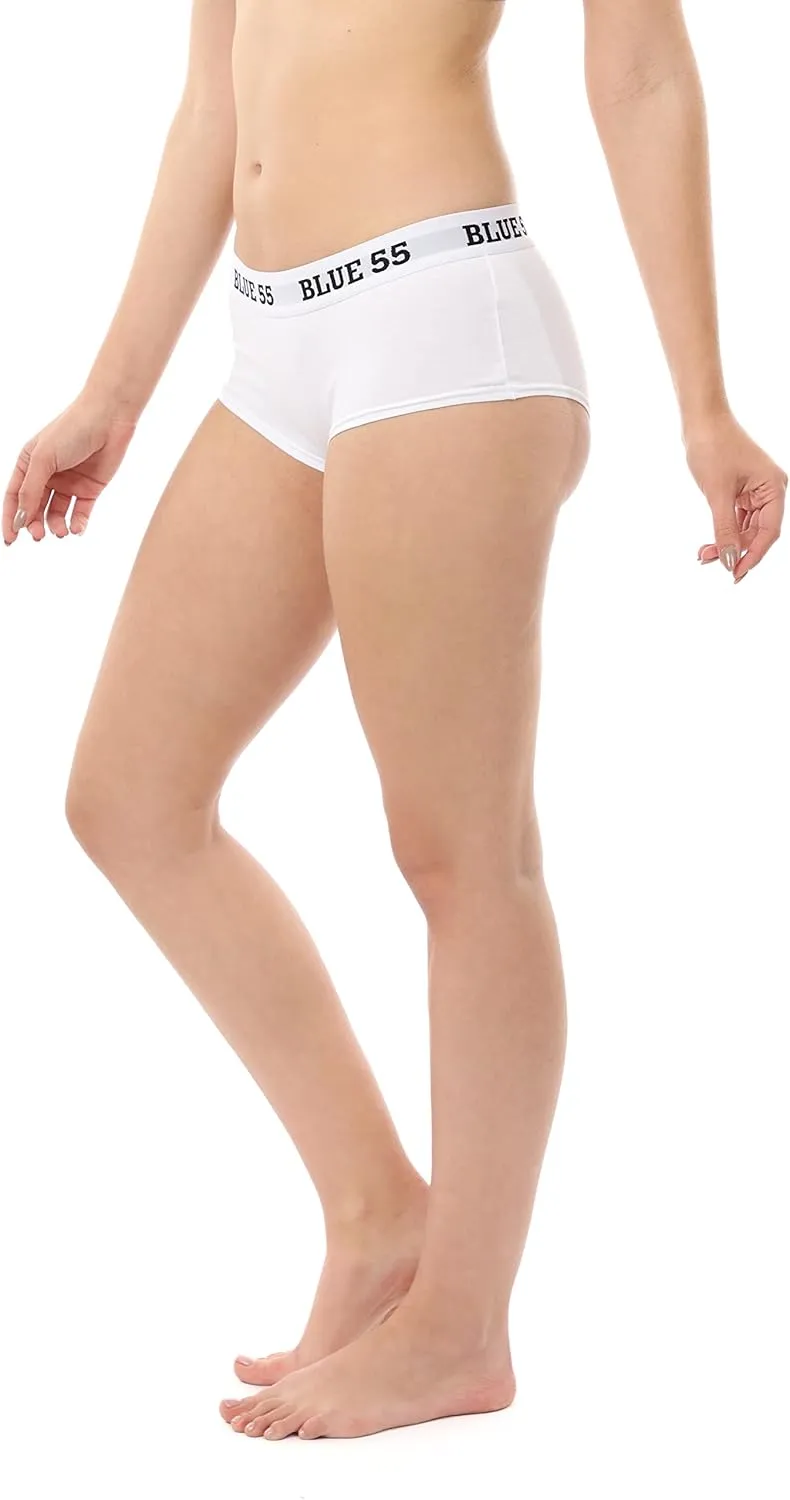 Blue 55 Women's Brief Panties Underwear Breathable Cotton Boyshort / Hipster, Bikini / Tanga Tag Free