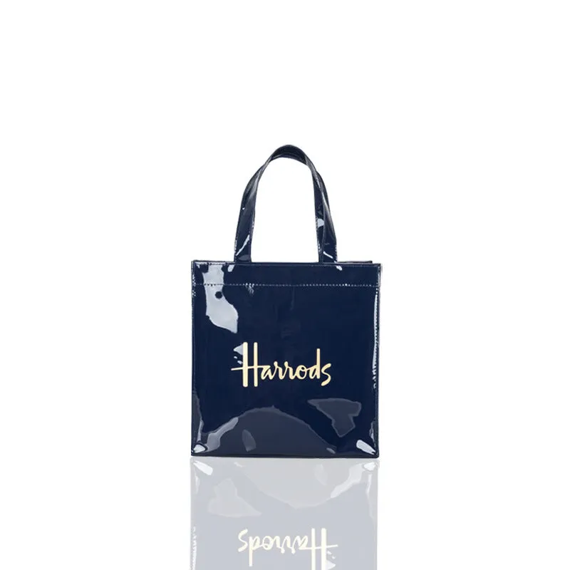 Blue Gold Word Fashion Simple Shopping Shoulder Bags