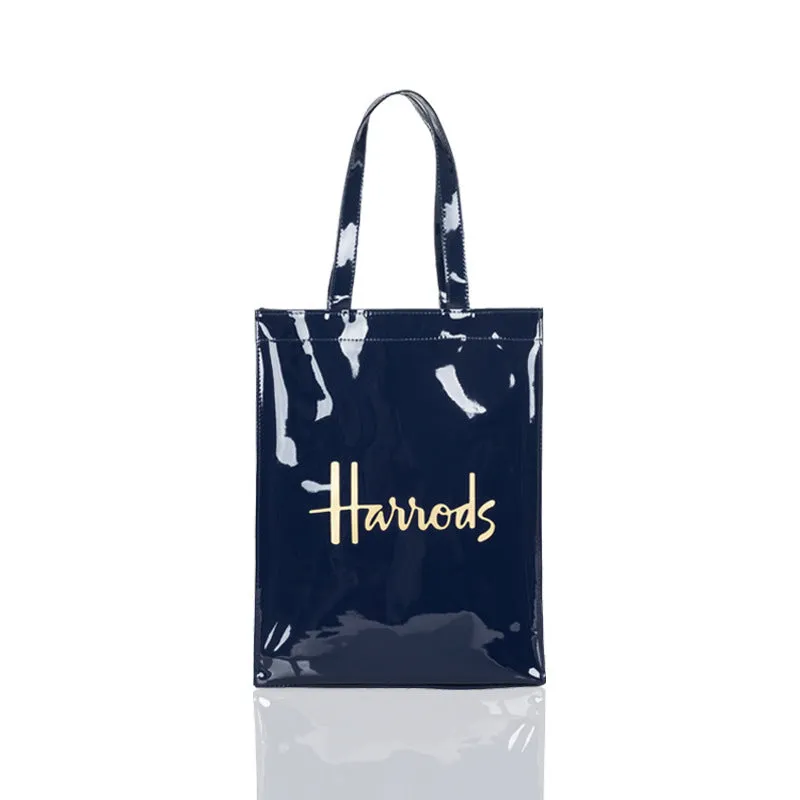 Blue Gold Word Fashion Simple Shopping Shoulder Bags