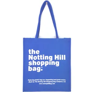Blue Jute Bag | Notting Hill Shopping Bag
