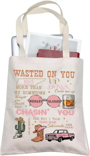 BLUPARK Singer Inspired Tote Westerns gift Western Country Music Shoulder Bag Western Bullhead Tote Singer Merch Singer Gift