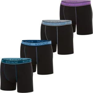 Body Glove Mens Boxer Briefs Multi Packs, Dry Fit Performance Value Underwear, Breathable Active Stretch Athletic Boxers