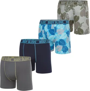 Body Glove Mens Boxer Briefs Multi Packs, Dry Fit Performance Value Underwear, Breathable Active Stretch Athletic Boxers