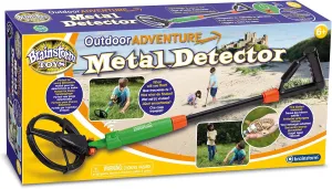 Brainstorm: Outdoor Adventure Metal Detector - 31.5" - Light N' Sound Treasure Hunting Toy, Lightweight & Portal, STEM Learning, Multi-Lingual, Kid 6 