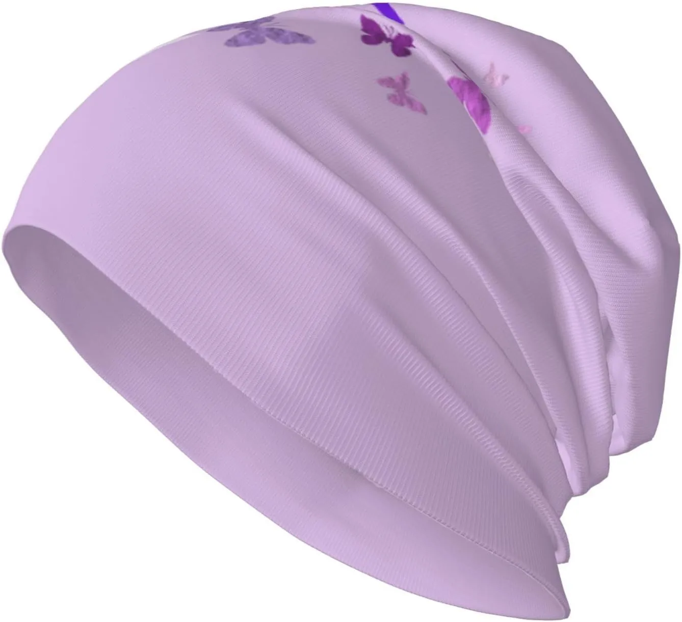 Breast Cancer Awareness Multifunction Beanie Hat for Men Women Fashion Scarf Soft Stretch Skull Cap