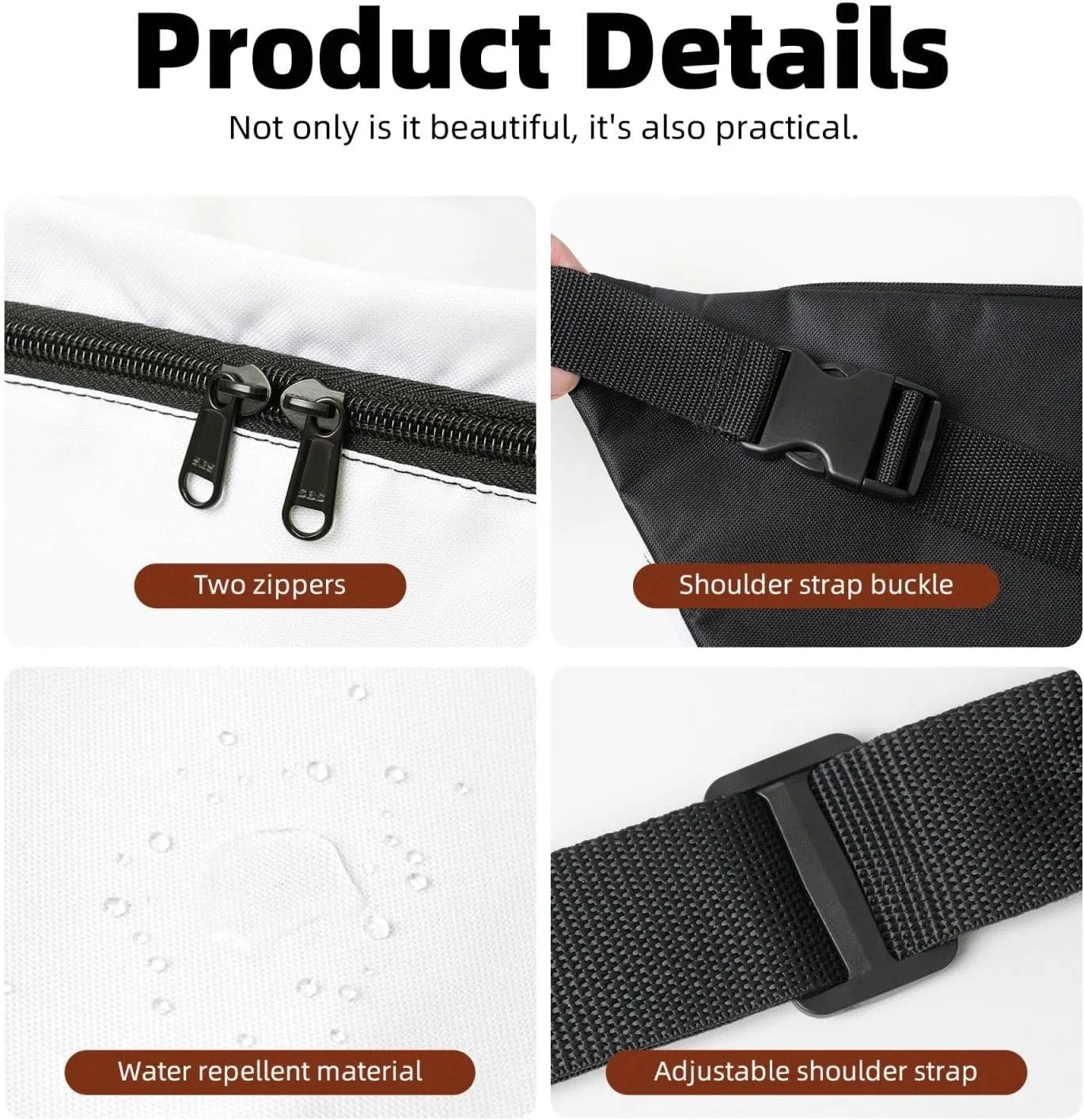Brick Wall. Multi-Purpose Fanny Pack and Crossbody Bag - High Capacity with Zipper Pockets, Ideal for Men and Women