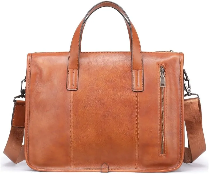 Briefcase Horizontal Large Capacity Business Cowhide Handbag Computer Bag Business Bag