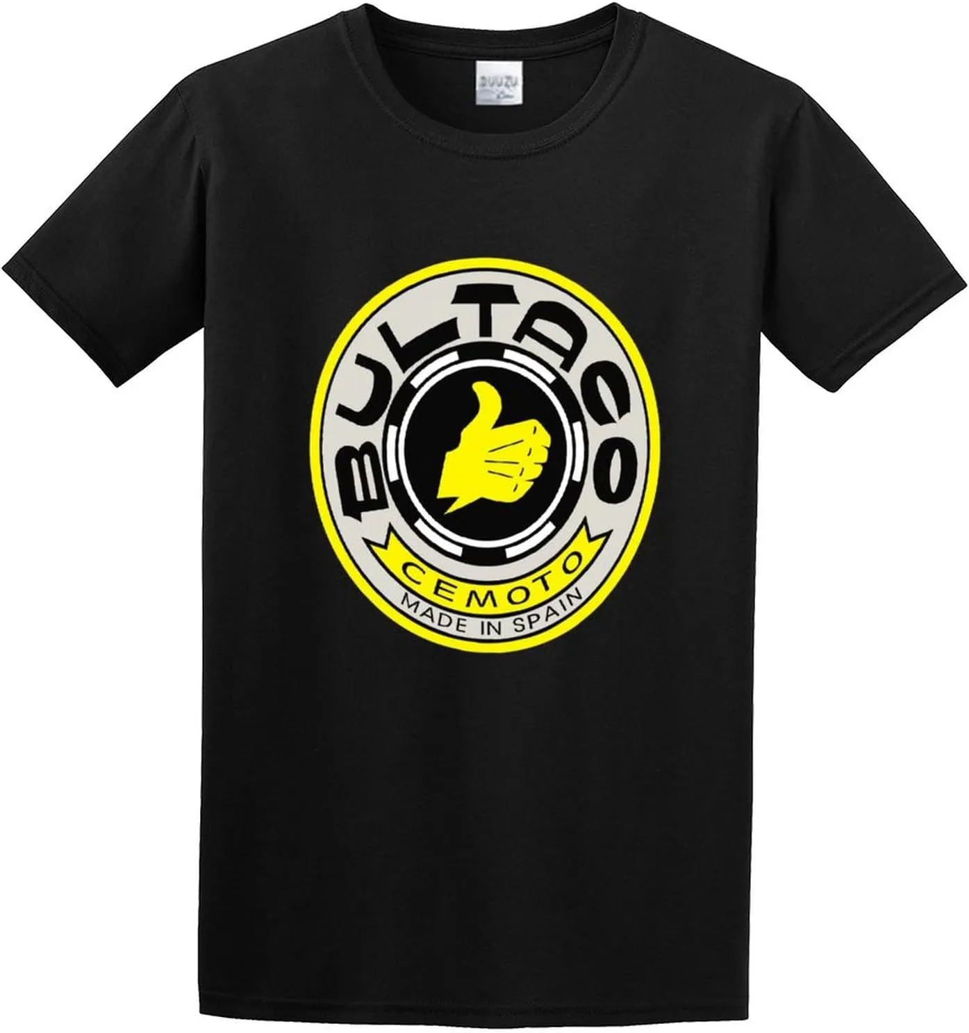 Bultaco Cemoto Motorcycle aldult Fashionable Lucky Universal Evil Mens T-Shirt Black