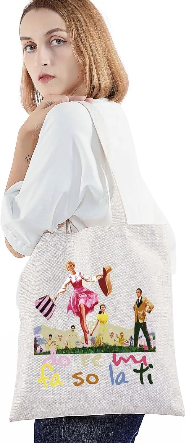 BWWKTOP Sound Theater Cosmetic Makeup Bag Von Trapp Gift Do Re Mi Fa So La Ti Theater Zipper Pouch Bag Theater Musical Merchandise (Do Re Mi TG)