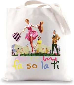 BWWKTOP Sound Theater Cosmetic Makeup Bag Von Trapp Gift Do Re Mi Fa So La Ti Theater Zipper Pouch Bag Theater Musical Merchandise (Do Re Mi TG)